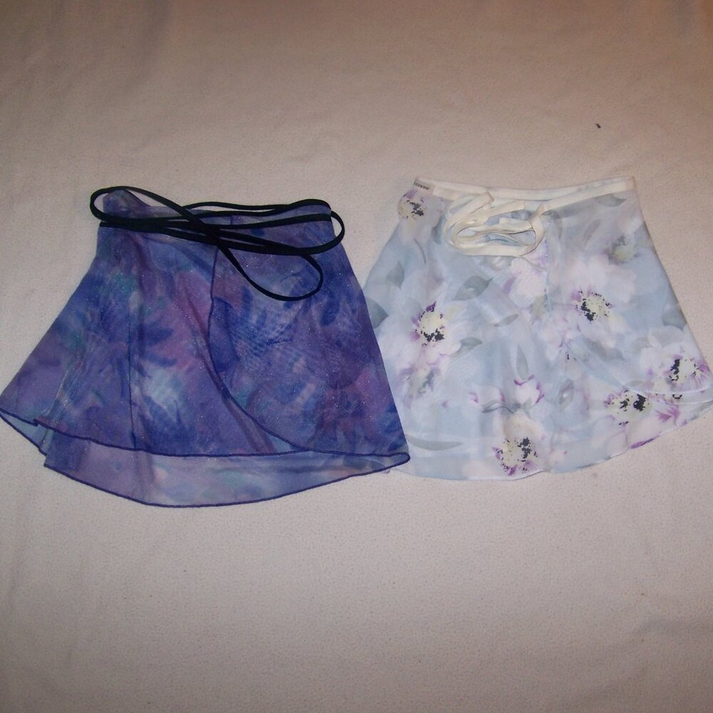 Lot of 2 woman's Ballet Wrap skirts